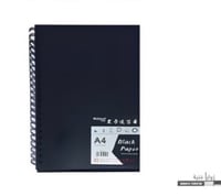 سكيتش بوك ورق اسود A4