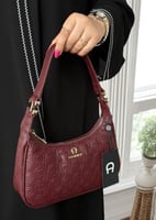 حقيبة اجنر عنابي