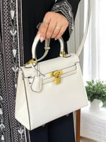 حقيبه هيرمز Hermès ابيض