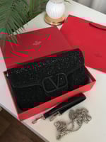 حقيبة فالنتينو كريستال اسود