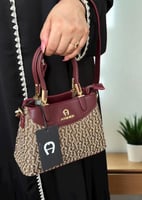 حقيبة اجنر عنابي