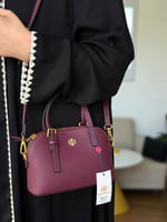 حقيبة توري بورش عنابي