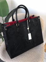 حقيبة لوي فيتون توت باق كبيره اسود