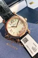 ساعة نسائي شوبارد جلد