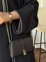 حقيبة سي اتش عنابي كوفي