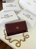 حقيبة كوتش ميني عنابي