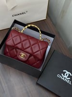 حقيبه شانيل مستر كوالتي عنابي