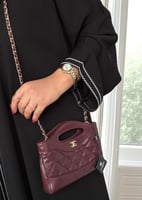 حقيبة شانيل عنابي