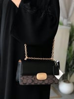 حقيبة كوتش إليزا كروس كوفي بلاك