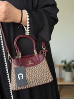 حقيبة اجنر عنابي