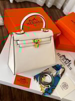 حقيبه هيرمز Hermès ابيض