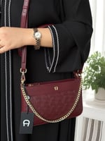 حقيبة اجنر عنابي