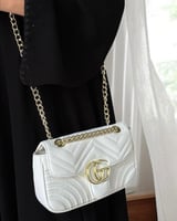 حقيبة جوتشي جي جي مارمونت ابيض