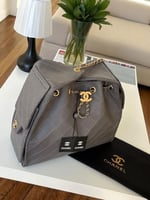 حقيبة شانيل موديل 25 رمادي