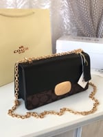 حقيبة كوتش إليزا كروس كوفي بلاك