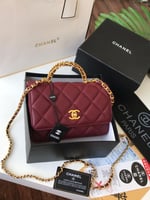 حقيبه شانيل مستر كوالتي عنابي