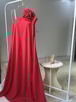 فستان حمل احمر ناعم