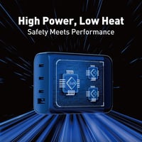 منصة شحن JODA فولتيكس بقوة 65 واط بثلاث منافذ تايب...