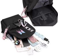 حقيبة ظهر وردي