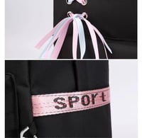 حقيبة ظهر وردي