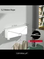 حبل غسيل حائطي