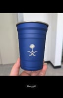 كوب ستانلس ستيل بشعار المملكة العربية السعوديه