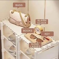 منظم أحذية متعدد الطبقات