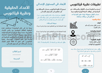 مطوية عن الأعداد الحقيقية ونظرية فيثاغورس متوسط- ب...