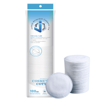 مناديل قطن عضوي لازاله المكياج 100 حبه