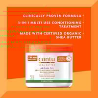 كانتو كريم بلسم لإصلاح الشعر بزيت الآرجان - 453 جم