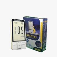 جهاز فحص السكر بيرفكت – Perfect 61 Glucose Meter