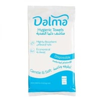 شدة مناشف دلما مقاس 160 × 80 (25 حبة في الشدة)