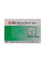 إبر أقلام أنسولين أصلية BD Micro-Fine Plus 4mm للا...