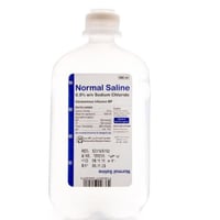 محلول نورمال سالاين معقم 500 مل لتنظيف الجروح والا...