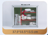 صندوق صيدلية اسعاف اولية مع جميع مكوناتة ياتي لعدة...