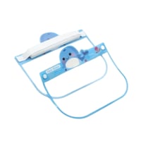 قناع حماية الوجه فيس شيلد للاطفال لون ازرق رسمه حو...