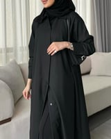 عباية تربل كلوش صيفية جديدة-متجر روجين