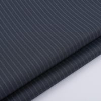 بوكس ديفون قماش شتوي مقلم رمادي غامق