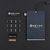 بوكس ديفون قماش شتوي جوخ مقلم رصاصي فاتح