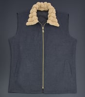 سديري جوخ اشهب ياقة فرو