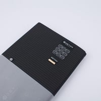 بوكس ديفون قماش شتوي مقلم بني محروق