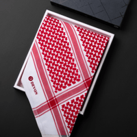 شماغ ديفون كلاسيك احمر دم غزال