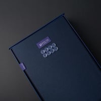 بوكس قماش بولتن شتوي كحلي رصاصي