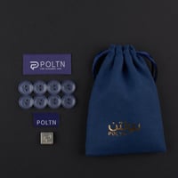 بوكس بولتن قماش شتوي صوف بحري رصاصي