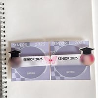 بروش تخرج اكريلك شكل فراشة