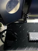 Falling stars mousepad