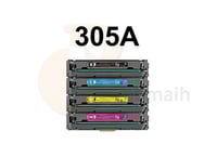 حبر طقم جميع الألوان متوافق مع اتش بي ليزر 305A