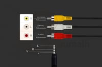 كابل AV اوديو فيديو - 1.8M