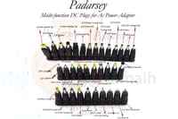 محول كهرباء لابتوب متعدد 34 راس شاحن 96W