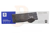 كيبورد و ماوس لاسلكي وايرلس - MD314WK